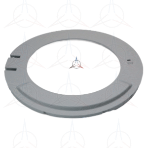 APL001BS-Aro interior puerta lavadora BOSCH, gris mate. Original.